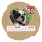 Beige Suede Mat Board for 16x16 Frames - Heart Opening for 14x14 Photos
